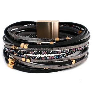 SAL - Multi-Layer Vegan Leather Bracelet