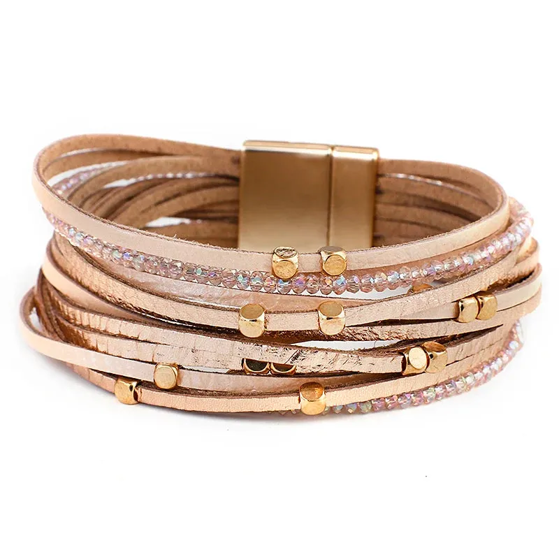 SAL - Multi-Layer Vegan Leather Bracelet