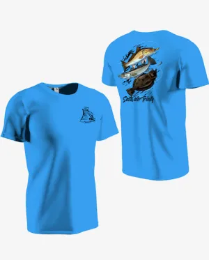 Saltwater Trinity Blue Short Sleeve Dri-fit Performance (SS17)