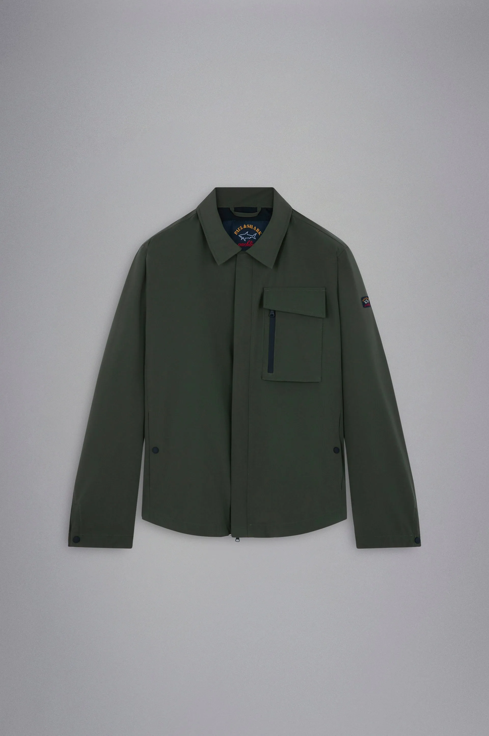 Save the Sea RE 4x4 Stretch Typhoon Shacket in Olive