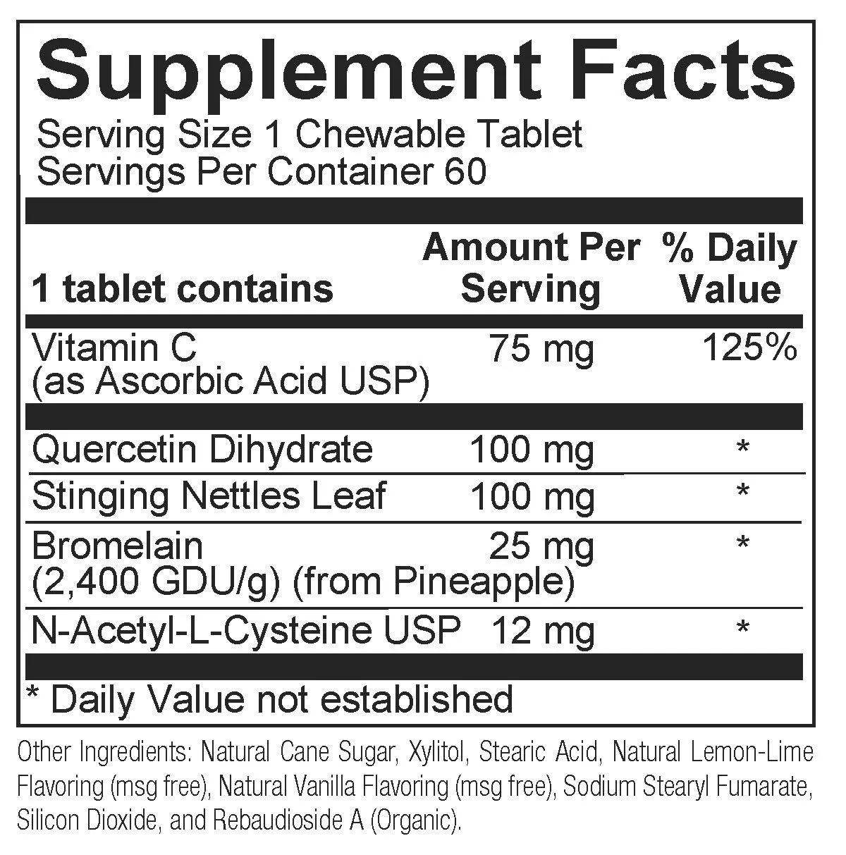 Seasonal Relief Chewables for Kids - Seasonal Allergy Relief for Kids