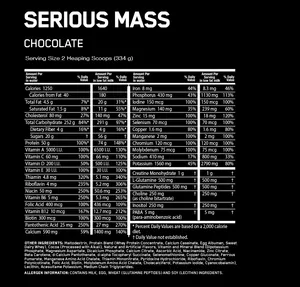 Serious Mass Gainer - 12 lbs