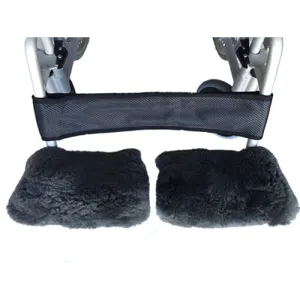 Sheepskin Wheelchair Footplate Covers