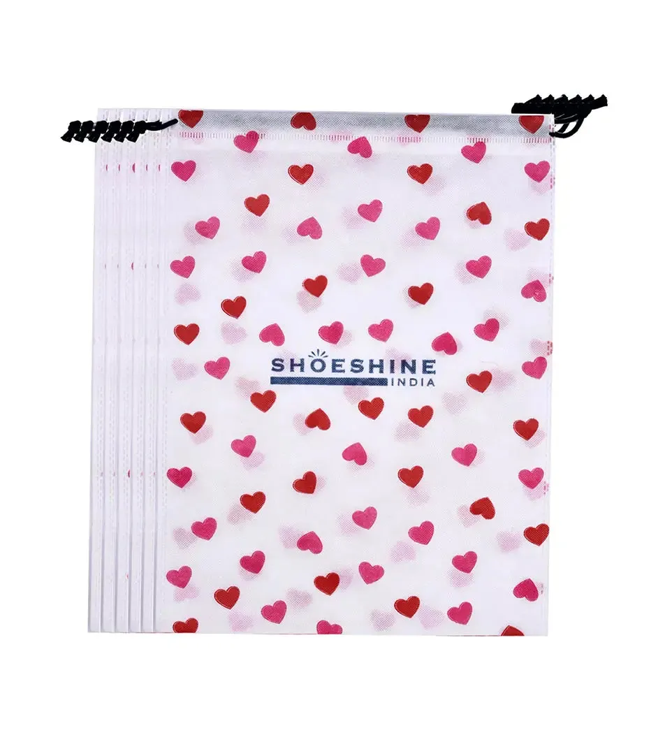 SHOESHINE Shoe Bag (Pack of 24) Shoe Storage bag for home & travel - Black
