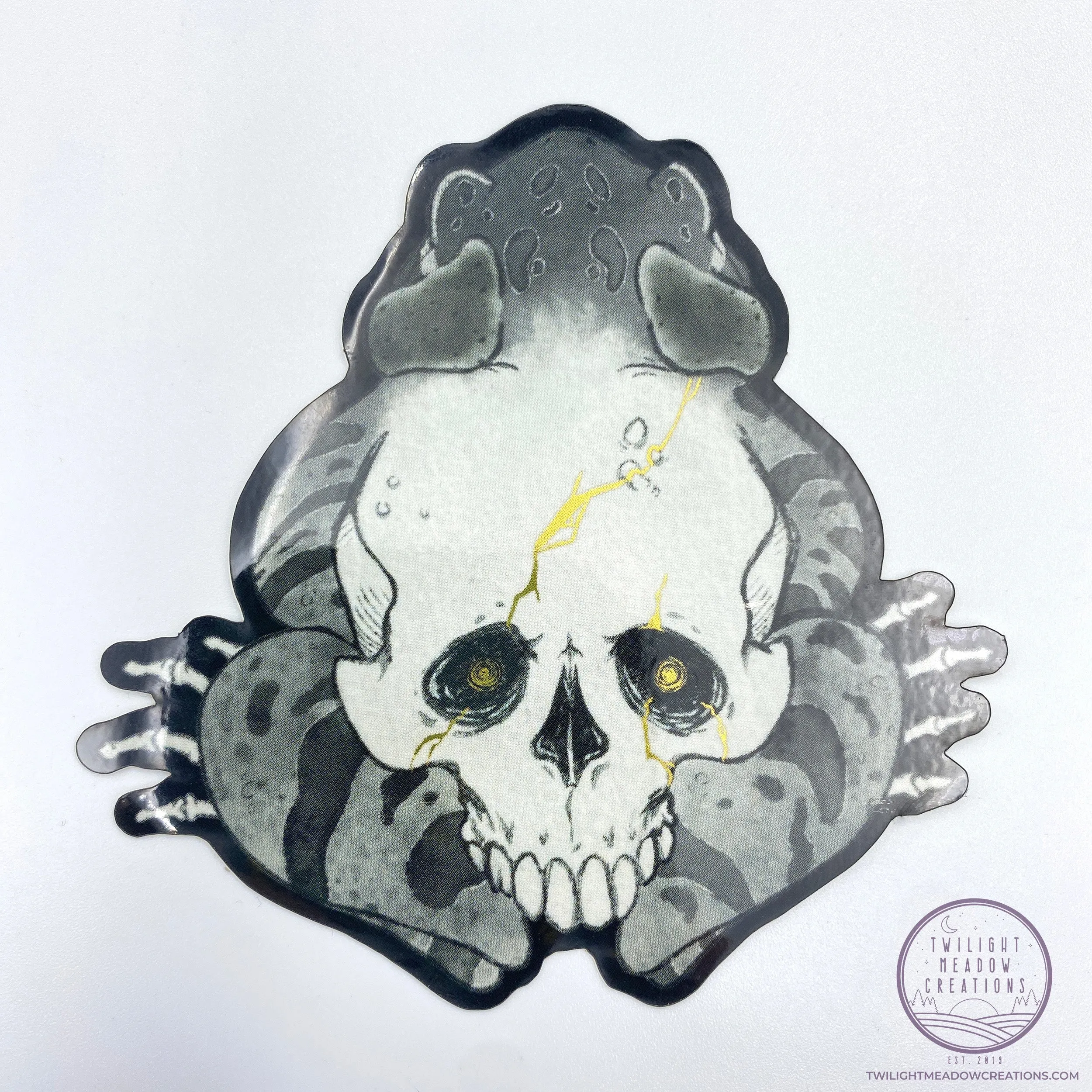 Skull Toad Stickers
