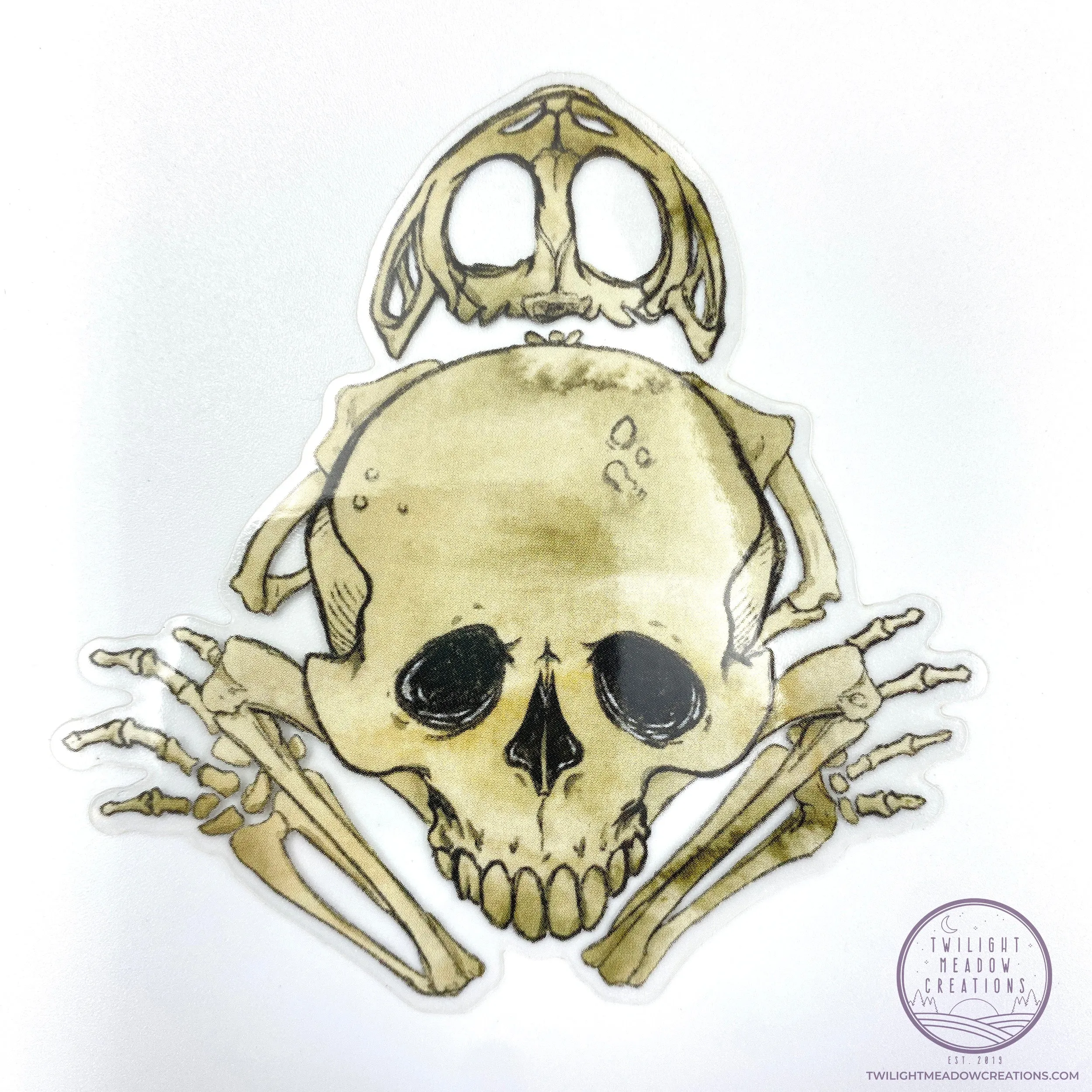 Skull Toad Stickers