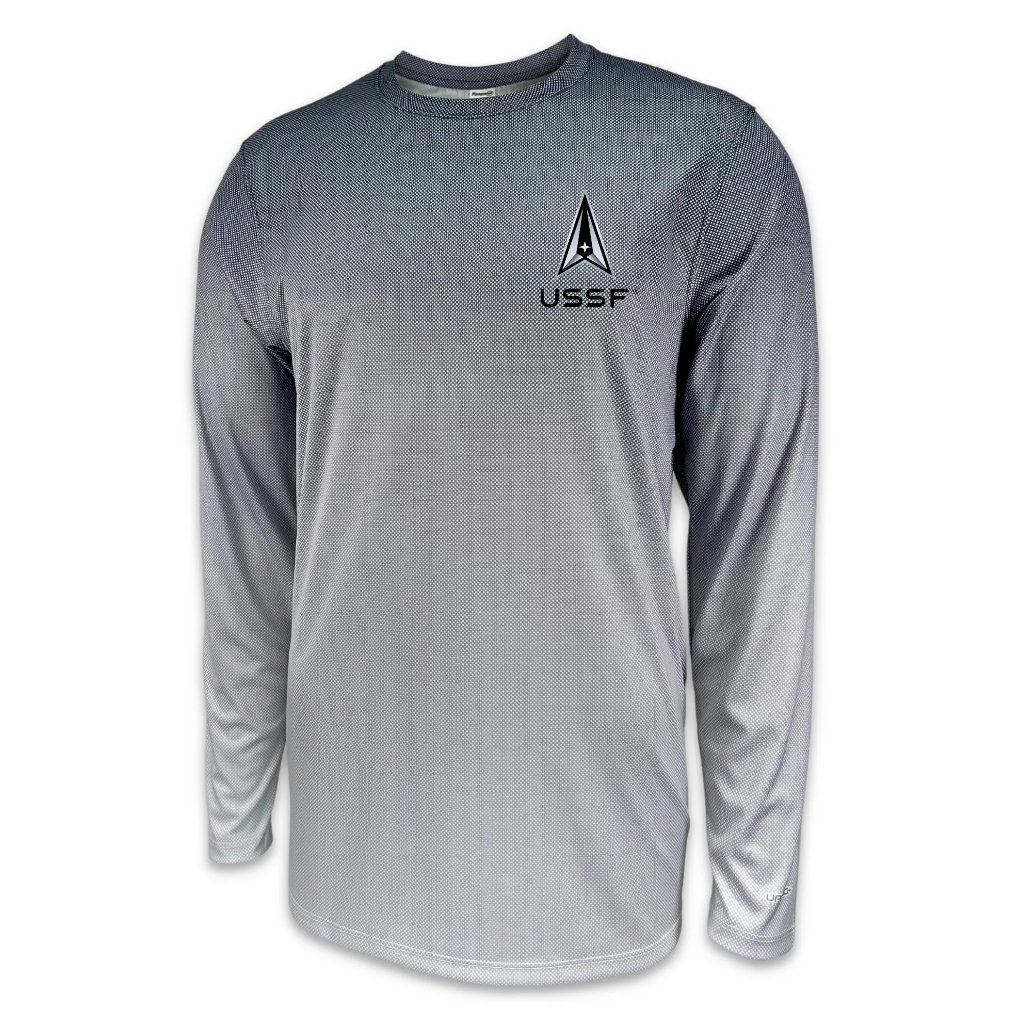 Space Force Barbados Performance Longsleeve T-Shirt (Black Charcoal)