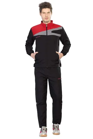 Sport Sun Micro Poly Black Track Suit for Men