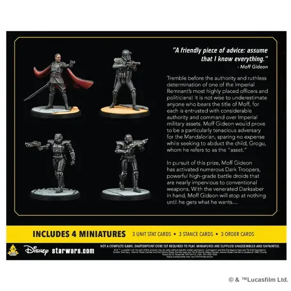 Star Wars: Shatterpoint - You Have Something I Want (Moff Gideon Squad Pack)
