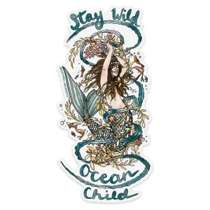 Stay Wild Ocean Child Sticker