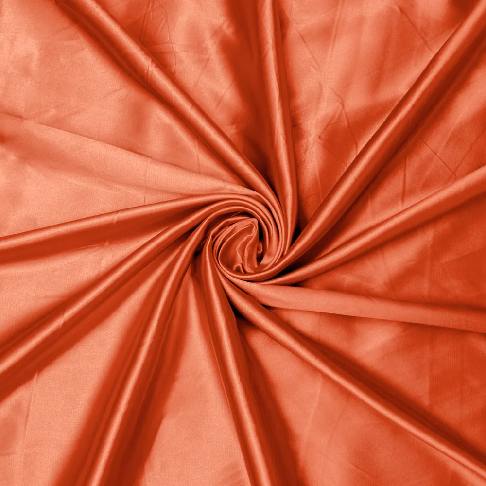 Stretch Satin Orange #16 140cm