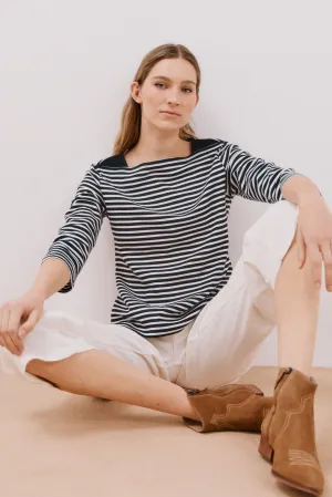 Striped t-shirt - Blue