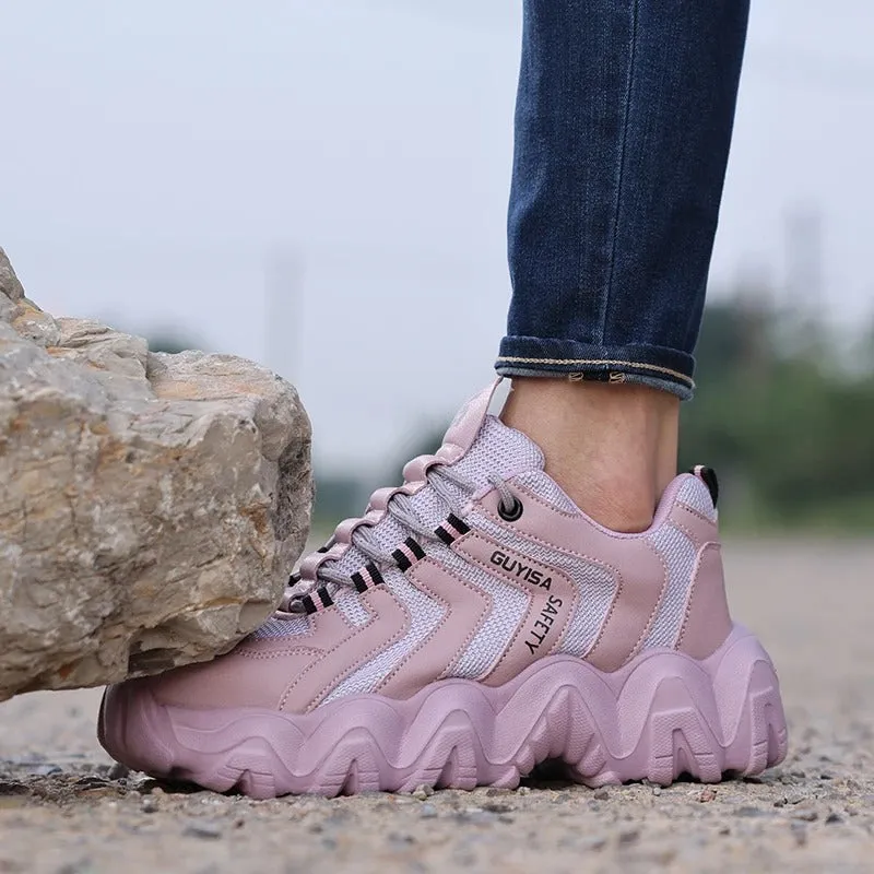 Stylish women's safety shoes