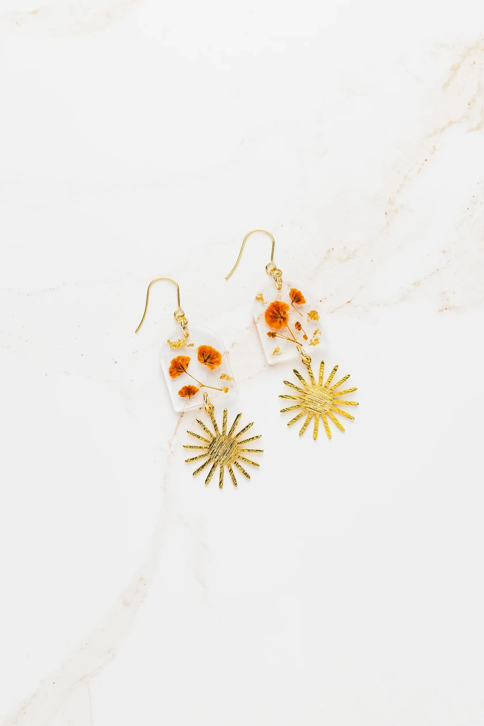 Sunshine   Baby’s Breath Earrings | 14k Gold Filled