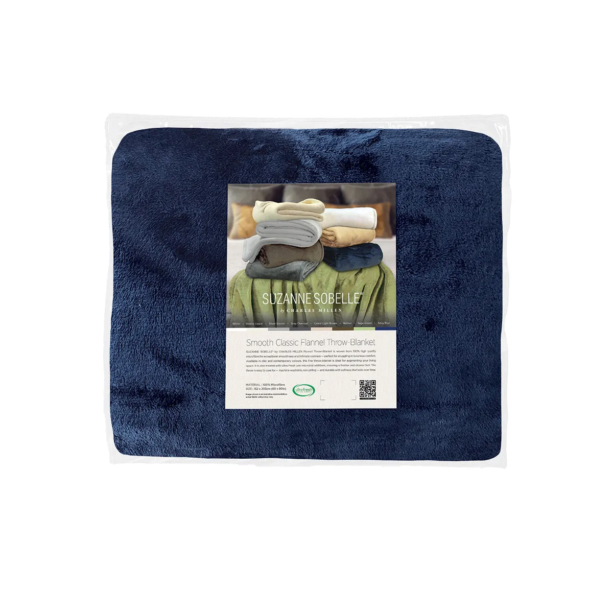 Suzanne Sobelle Classic Flannel Blanket