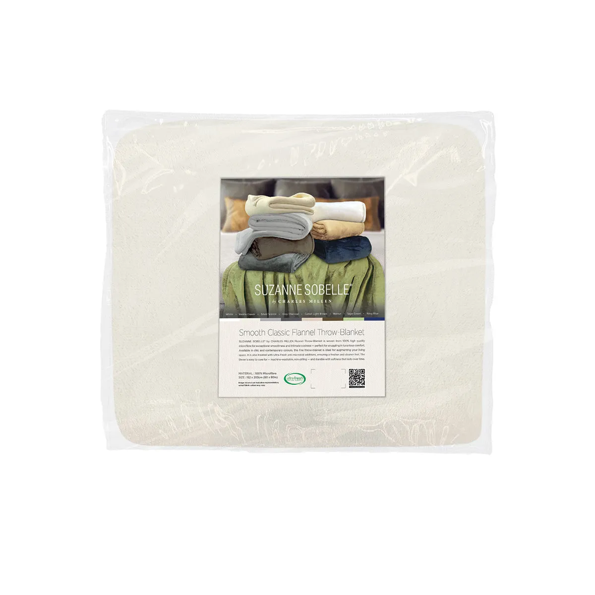 Suzanne Sobelle Classic Flannel Blanket