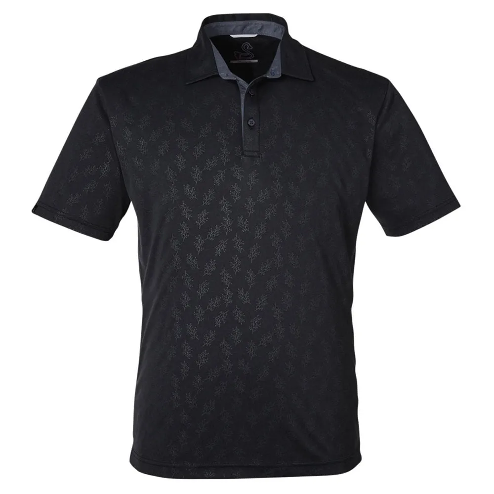Swannies Golf Men's Barrett Embossed Polo