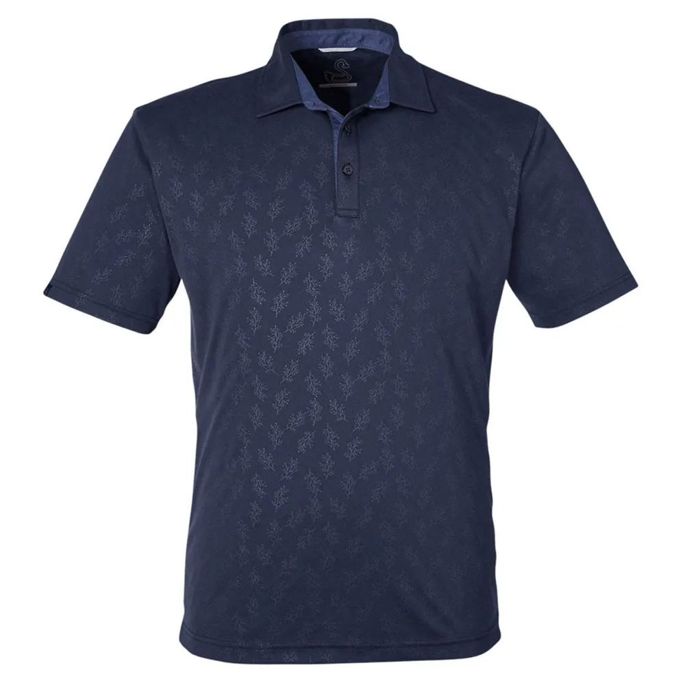 Swannies Golf Men's Barrett Embossed Polo