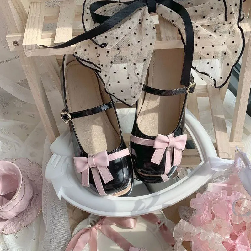 Sweet Lolita Bow Shoes