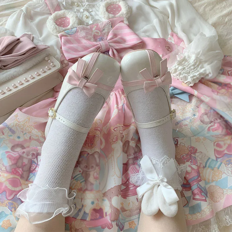 Sweet Lolita Bow Shoes