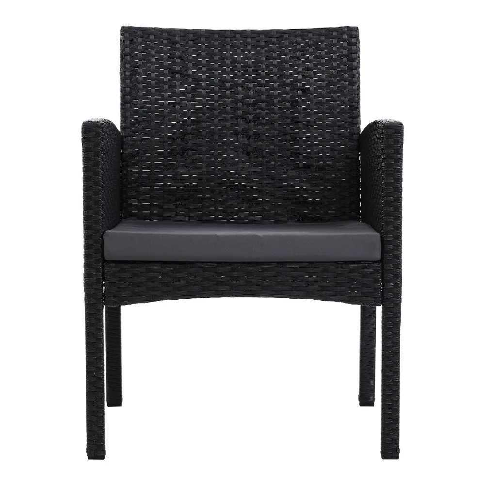 Sylvie - 2PC Outdoor Dining Chairs Patio Rattan Ezra