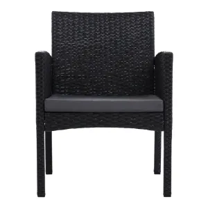 Sylvie - 2PC Outdoor Dining Chairs Patio Rattan Ezra