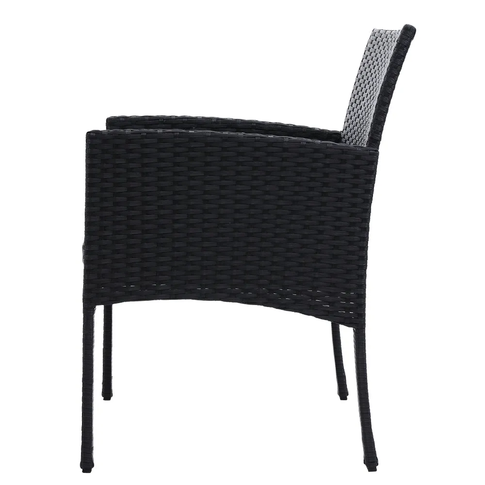 Sylvie - 2PC Outdoor Dining Chairs Patio Rattan Ezra