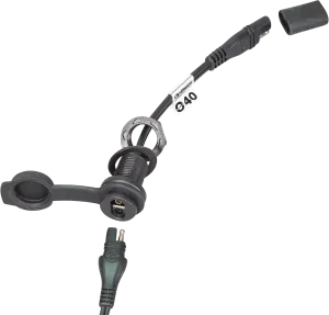 Tecmate Optimate SAE Socket With 6" Cable (O-40S)