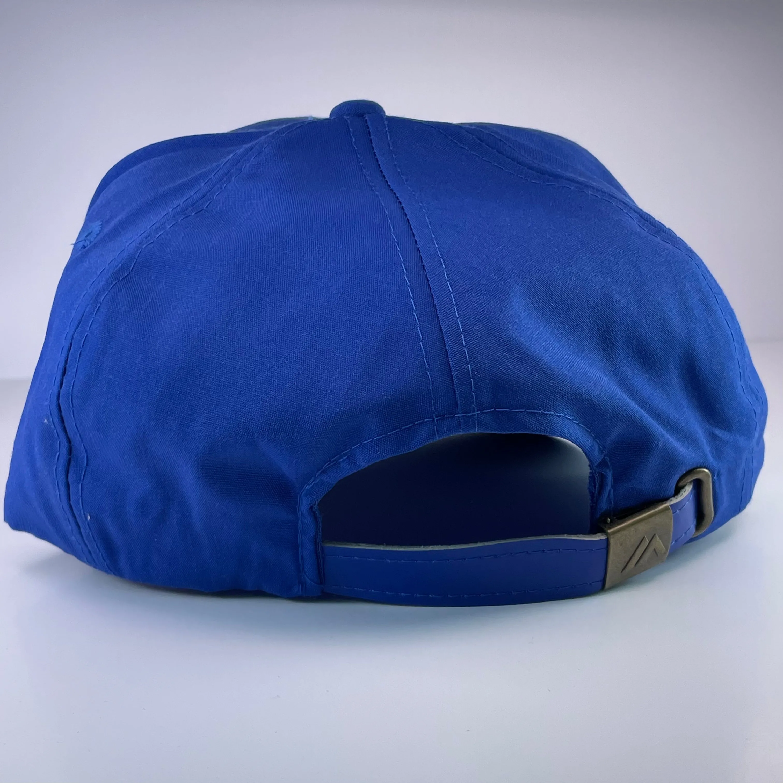 Thank You For Holding Your Breath I Smoke Vintage Blue Strapback Cap Hat With Rope Custom Embroidered