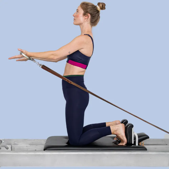 The Adjustable Pilates Sport Top - Admiral Blue
