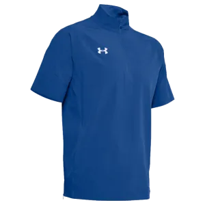 UA Men's Motivate Woven Short sleeve ¼ Zip