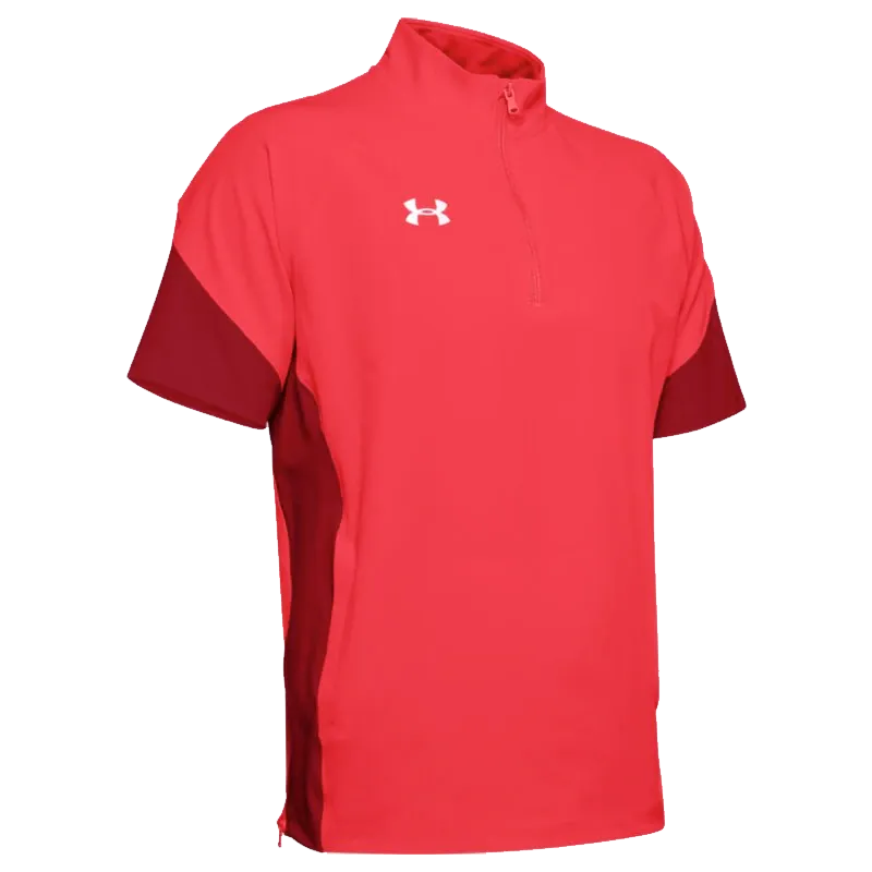 UA Youth Motivate Woven Short sleeve ¼ Zip