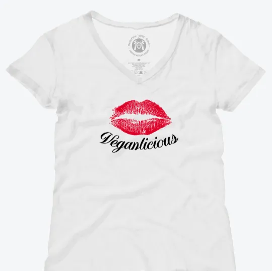 Veganlicious V-Neck Tee