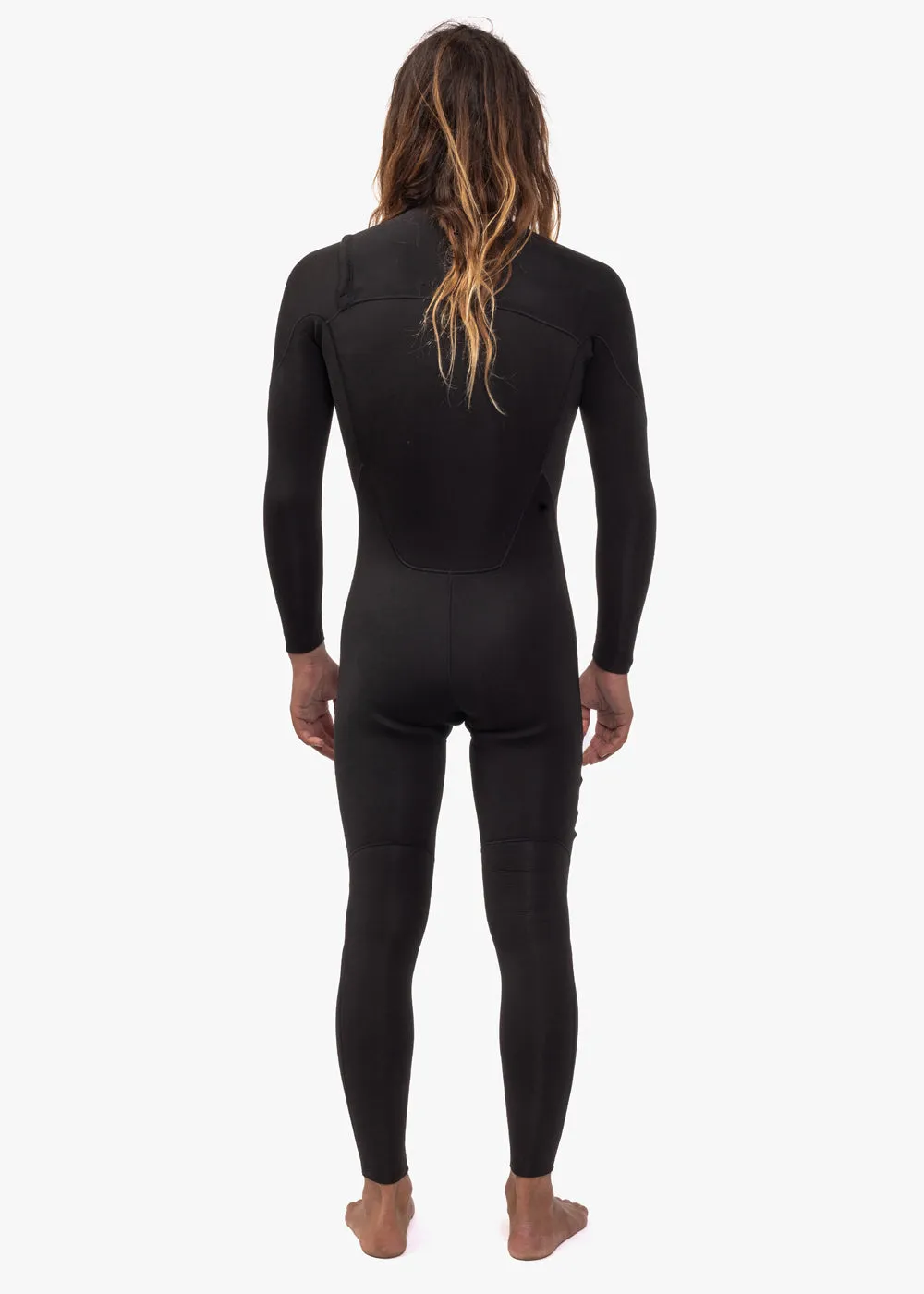 Vissla 7 Seas 3-2 Chest Zip Full Suit - stealth