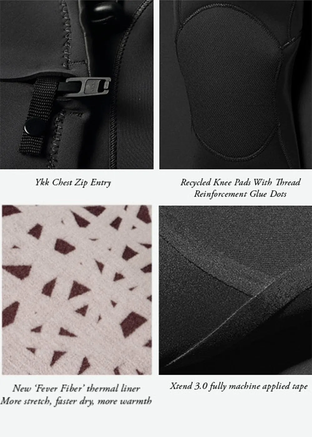 Vissla 7 Seas 4-3 Chest Zip Full Suit- dark slate