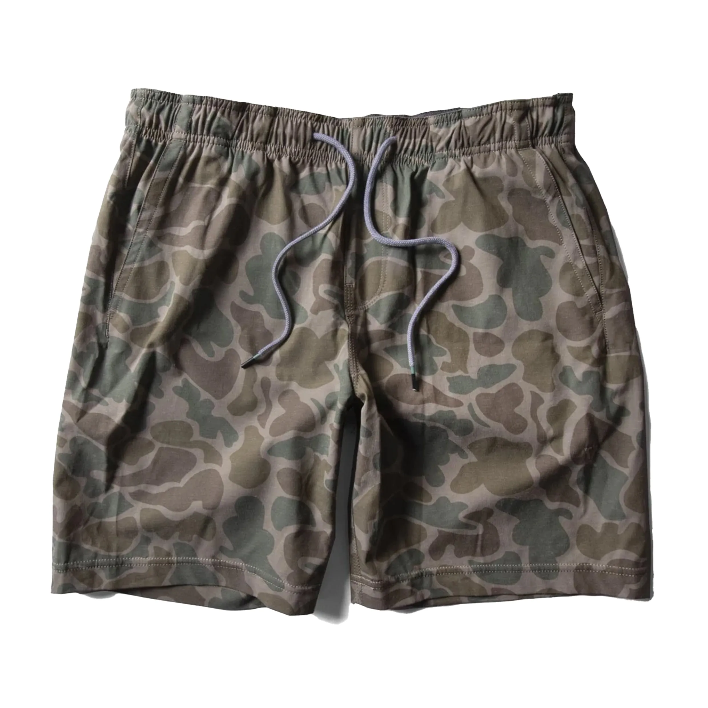 VISSLA HEMP NO SEAMS 18" ELASTIC WALKSHORT CAMO