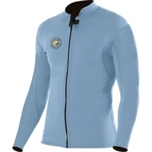 VISSLA SOLID SETS 2MM FRONT ZIP JACKET PACIFIC BLUE