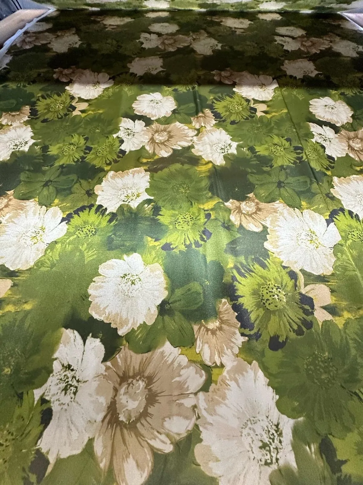 Watercolor Floral Fabric - Floral Print Material for Sewing and Crafts
