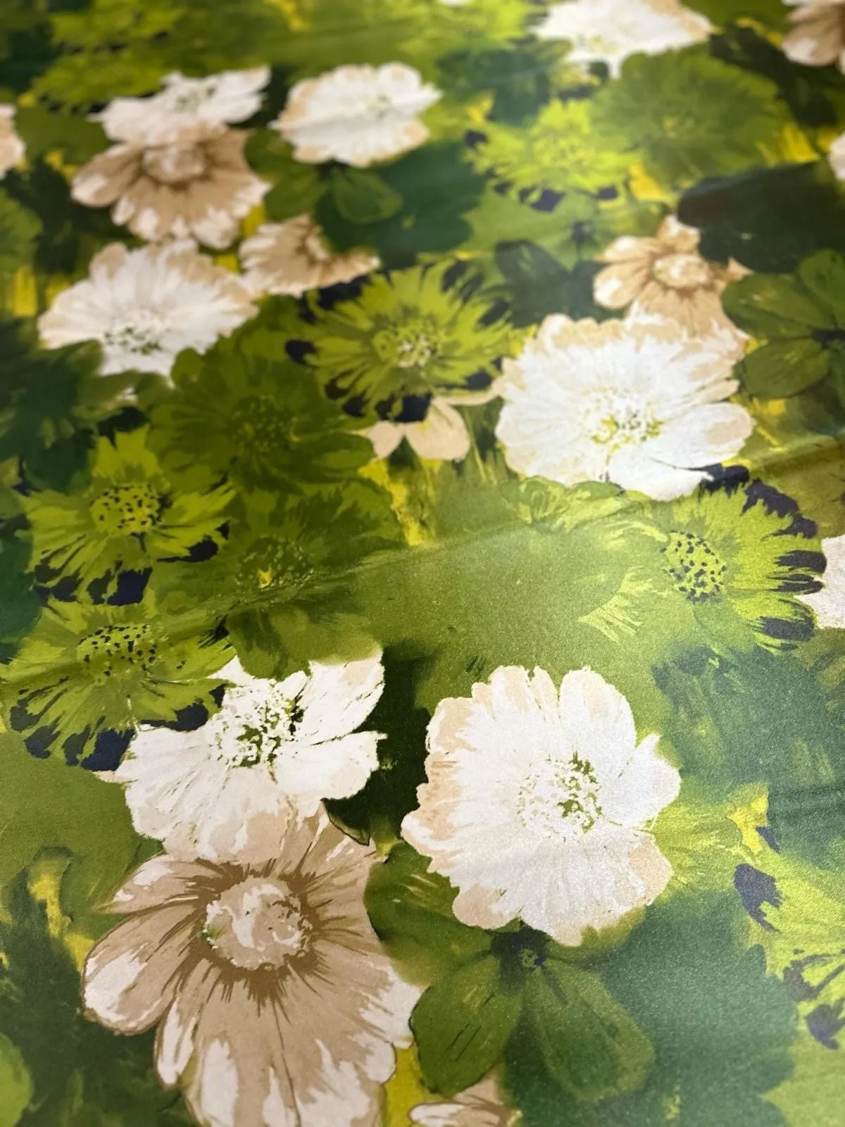 Watercolor Floral Fabric - Floral Print Material for Sewing and Crafts