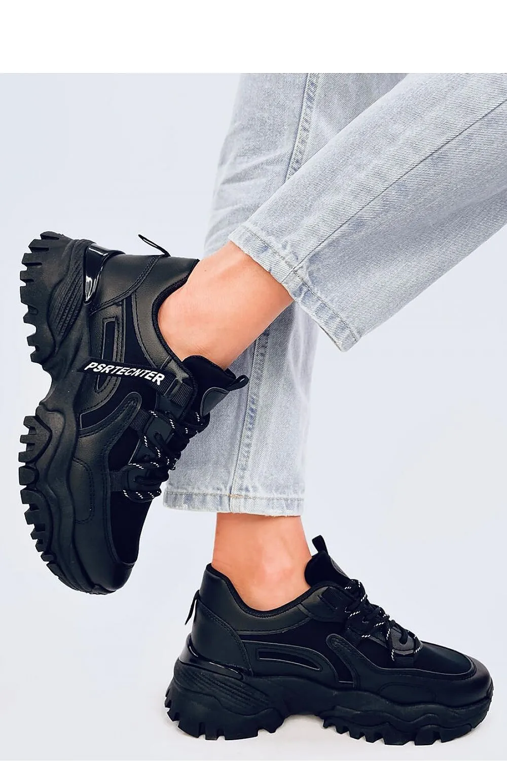 Wedge heel sneakers