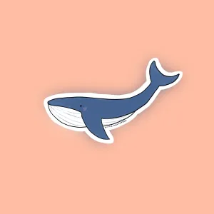 Whale Vinyl Sticker