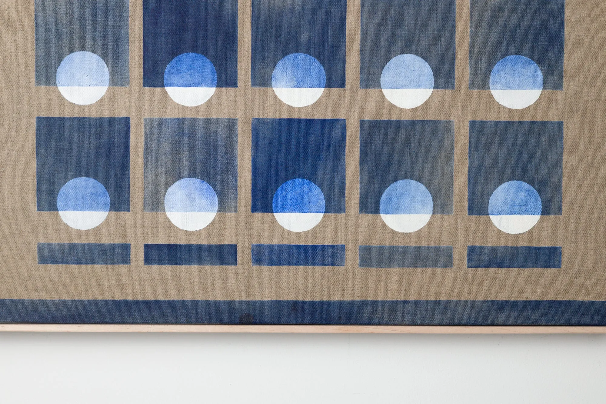 Winter Grid in Indanthrone Blue 3