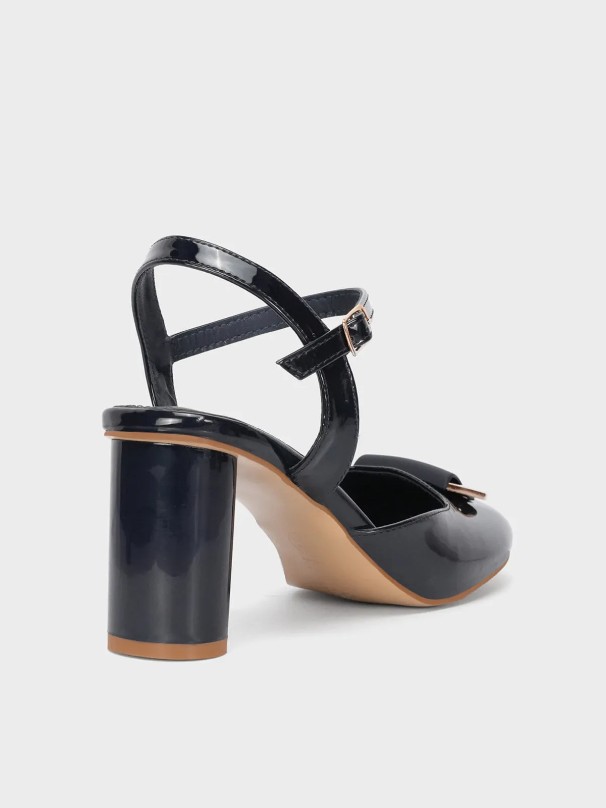 Womens "ASSA" Backstrap Block Heel Sandals
