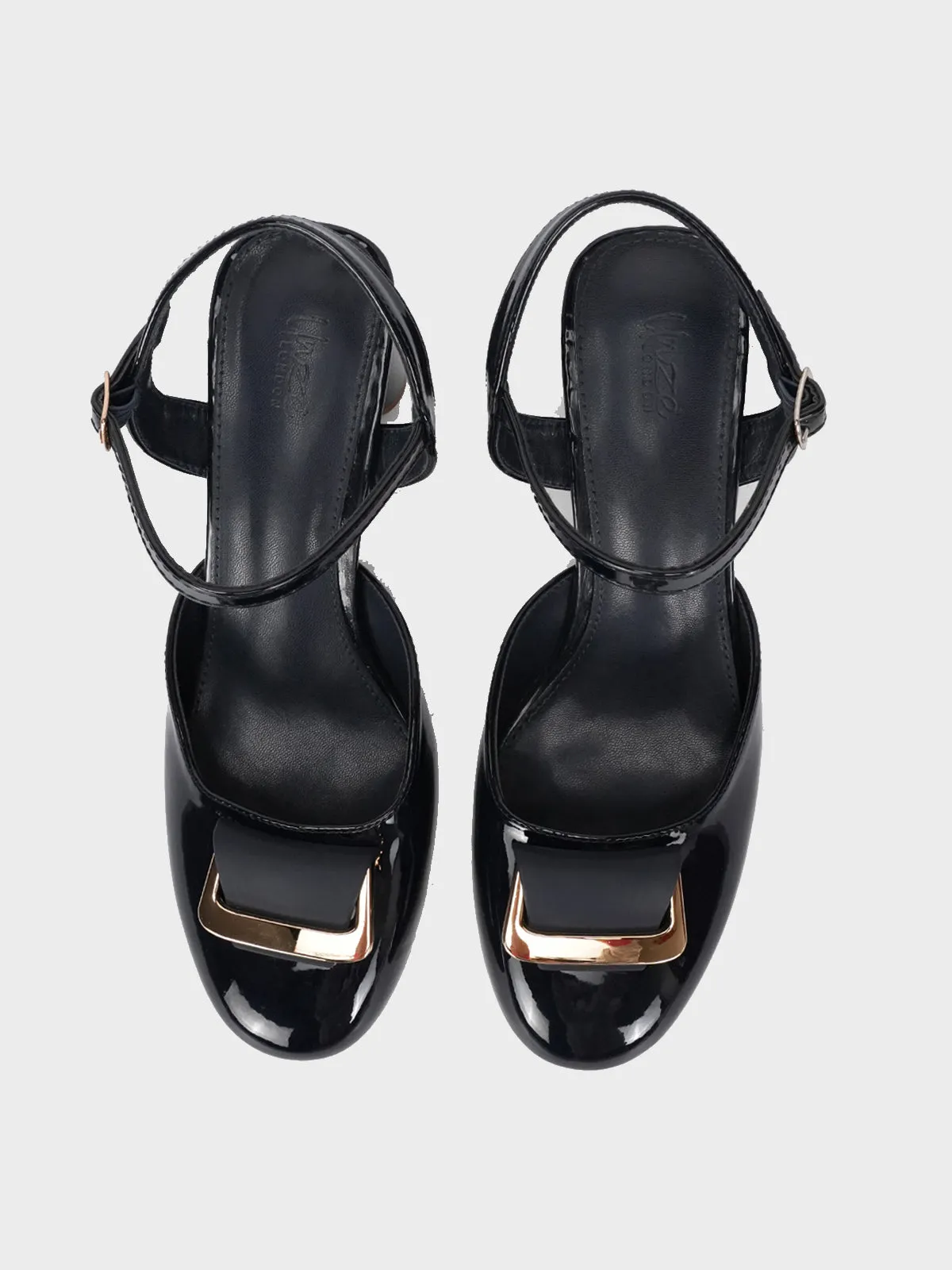 Womens "ASSA" Backstrap Block Heel Sandals