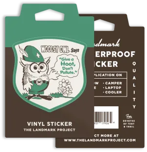 Woodsy Says Sticker