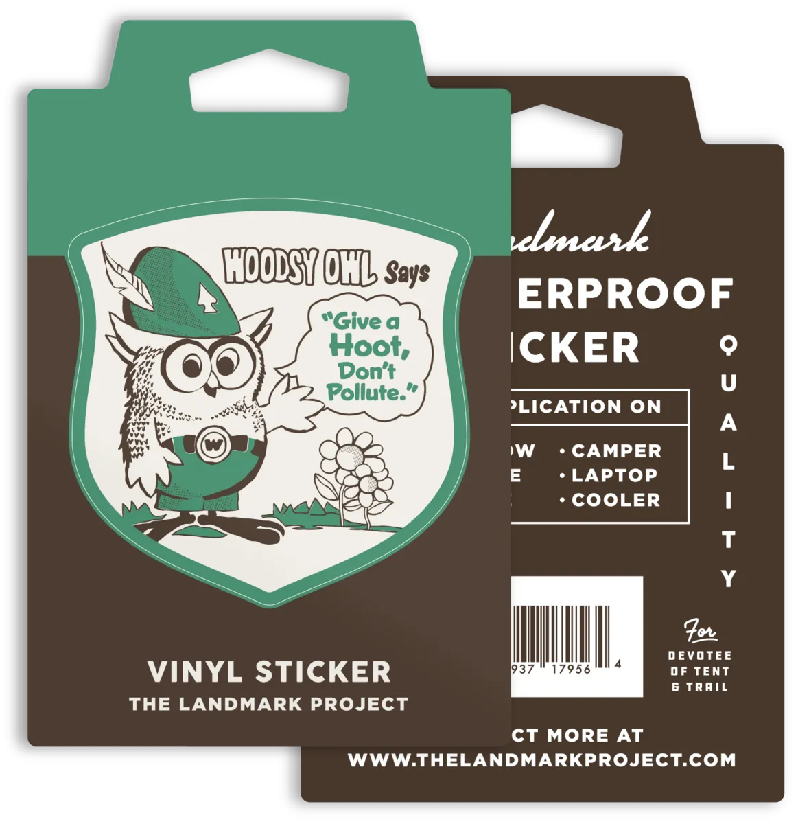 Woodsy Says Sticker