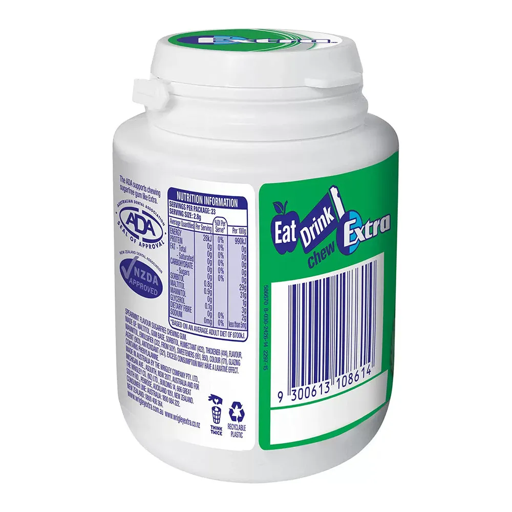 Wrigley's Extra Sugar-Free Spearmint Gum - 64g